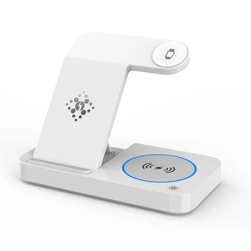 4 in 1 Schnelle Kabellose Ladestation für iPhone 13 14 15 und Apple Watch 7/6, Samsung Galaxy S21 S22 S23 S24 und Galaxy Watch Smartphone Lade Statio online kaufen günstig bestellen