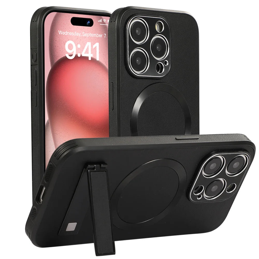iPhone 16/ Pro/ Plus/ Pro Max - MagSafe Schutz Hülle mit Ständer, Stoßfest 49052250997078|49052251029846|49052251062614|49052251095382 Handy Schutz Hülle online kaufen günstig bestellen
