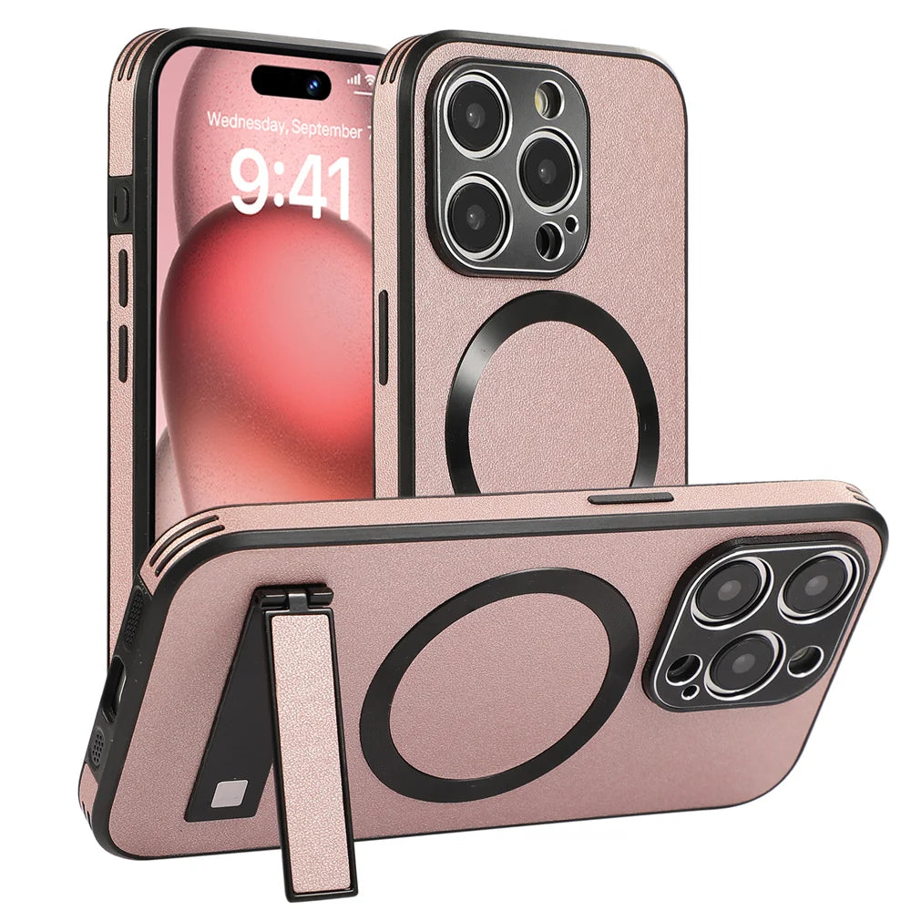 iPhone 16/ Pro/ Plus/ Pro Max - MagSafe Schutz Hülle mit Ständer, Stoßfest 49052251390294|49052251423062|49052251455830|49052251488598 Handy Schutz Hülle online kaufen günstig bestellen