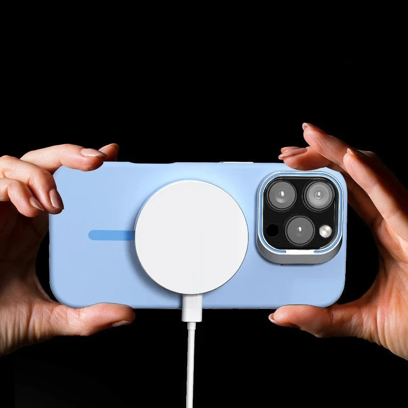 iPhone 16/ Pro/ Plus/ Pro Max - MagSafe Silikon Schutz Hülle, Staubdicht