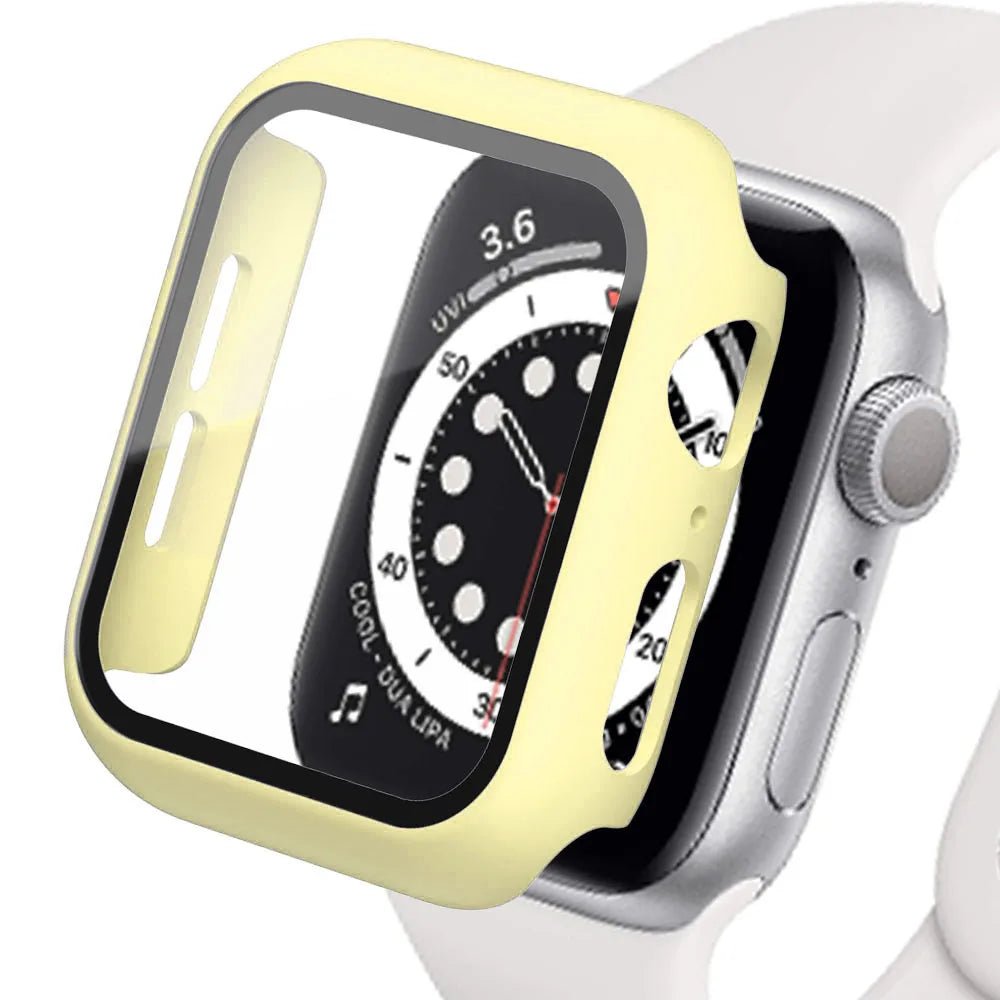 Apple Watch 4/ 5/ 6/ 7/ 8/ 9 - Display Glas + Gehäuse Schutz Hülle, 45mm, 44 mm, 41mm, 40mm 47196183200086|47196183232854|47196183265622|47196183298390 online kaufen günstig bestellen
