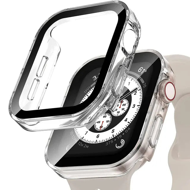 Apple Watch 7/ 8 / Ultra - Display Glas + Gehäuse Schutz Hülle, 45mm, 41mm, 49mm 47191489249622|47191489282390|47191489315158 online kaufen günstig bestellen