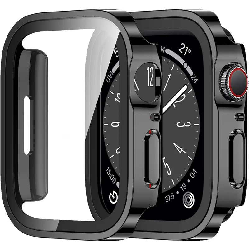 Apple Watch 7/ 8 / Ultra - Display Glas + Gehäuse Schutz Hülle, 45mm, 41mm, 49mm online kaufen günstig bestellen