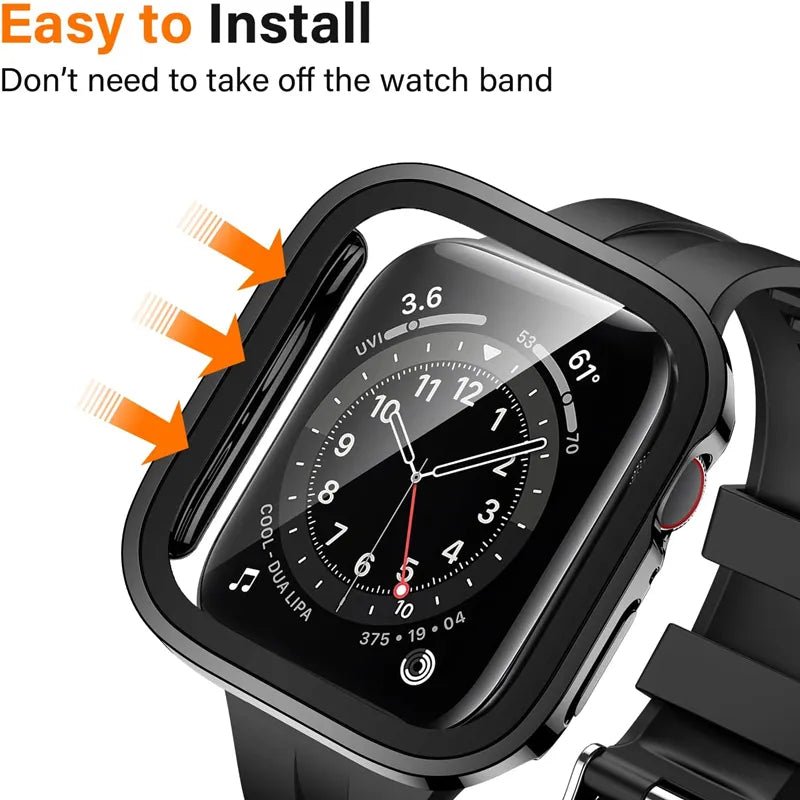Apple Watch 7/ 8 / Ultra - Display Glas + Gehäuse Schutz Hülle, 45mm, 41mm, 49mm online kaufen günstig bestellen