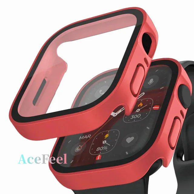 Apple Watch 7/ 8 / Ultra - Display Glas + Gehäuse Schutz Hülle, 45mm, 41mm, 49mm 47191489544534|47191489577302|47191489610070 online kaufen günstig bestellen