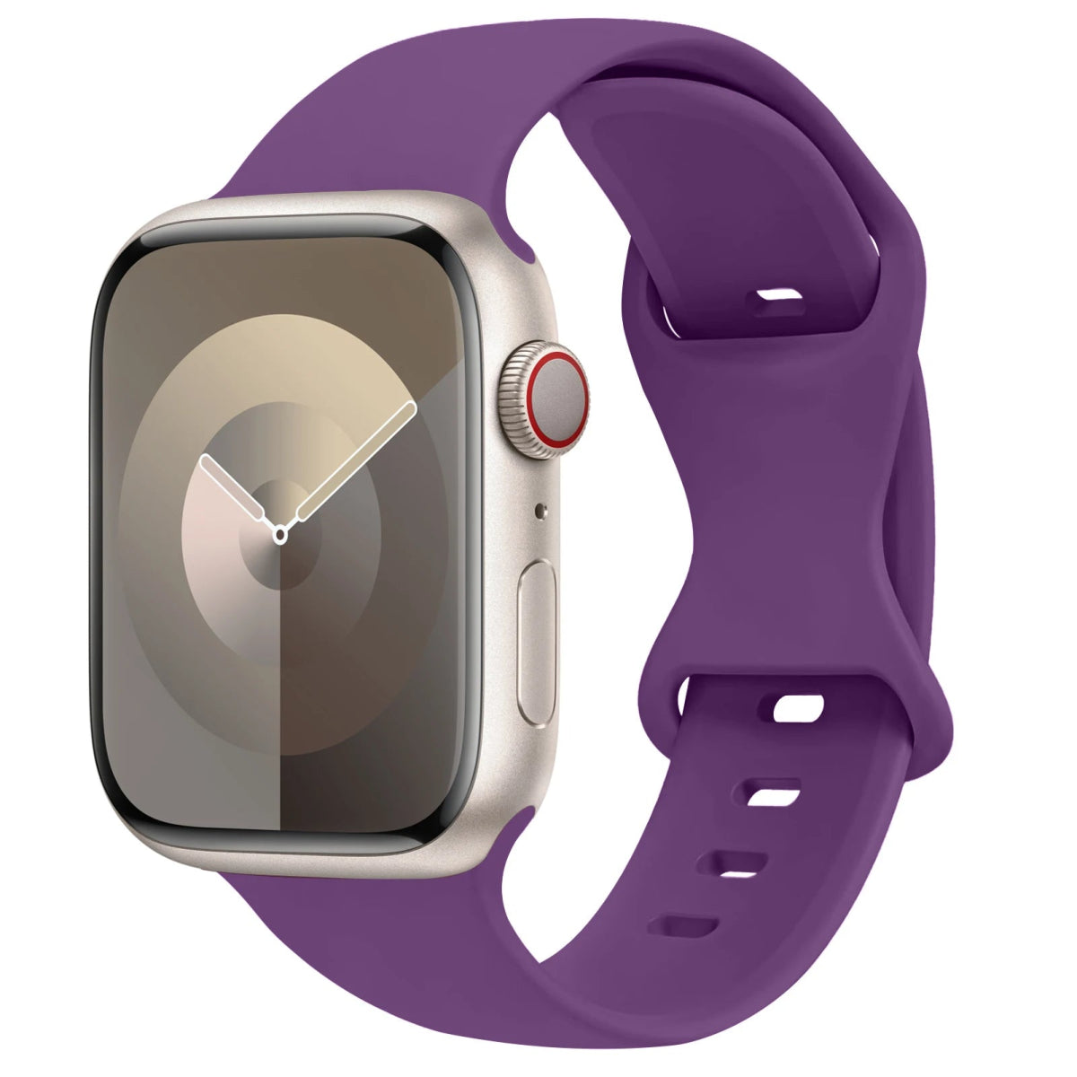 Apple Watch - Trend Silikon Armband für 5 6 7 8 9 - 38 bis 49 mm - Ultra SE Apple Watch 5 6 7 8 9 ersatz armband neu trend schön online bestellen kaufen super silikon lila Smartwatch Armband online kaufen günstig bestellen