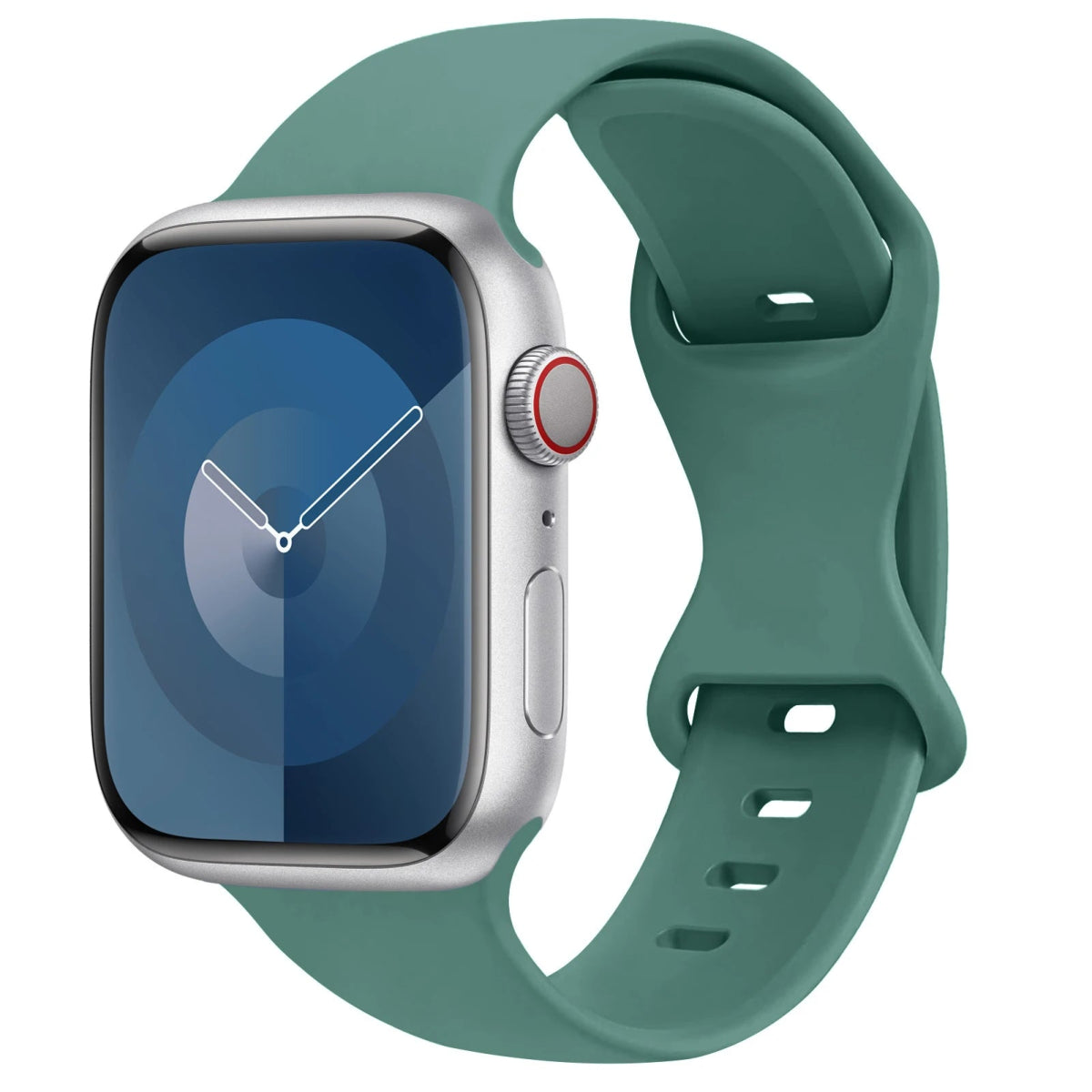 Apple Watch - Trend Silikon Armband für 5 6 7 8 9 - 38 bis 49 mm - Ultra SE Apple Watch 5 6 7 8 9 ersatz armband neu trend schön online bestellen kaufen super silikon kaktus dunkel grün Smartwatch Armband online kaufen günstig bestellen