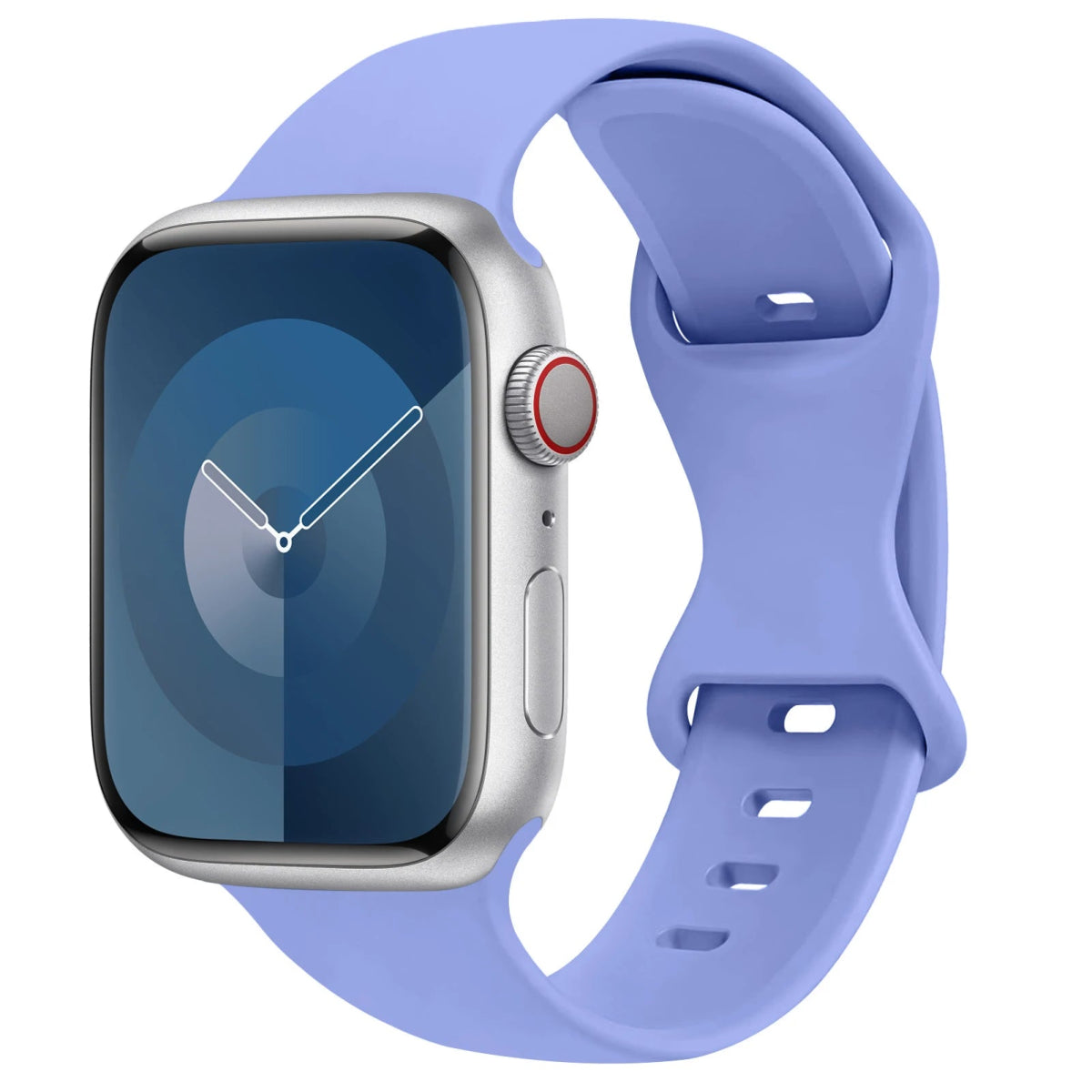 Apple Watch - Trend Silikon Armband für 5 6 7 8 9 - 38 bis 49 mm - Ultra SE Apple Watch 5 6 7 8 9 ersatz armband neu trend schön online bestellen kaufen super silikon hell blau Smartwatch Armband online kaufen günstig bestellen