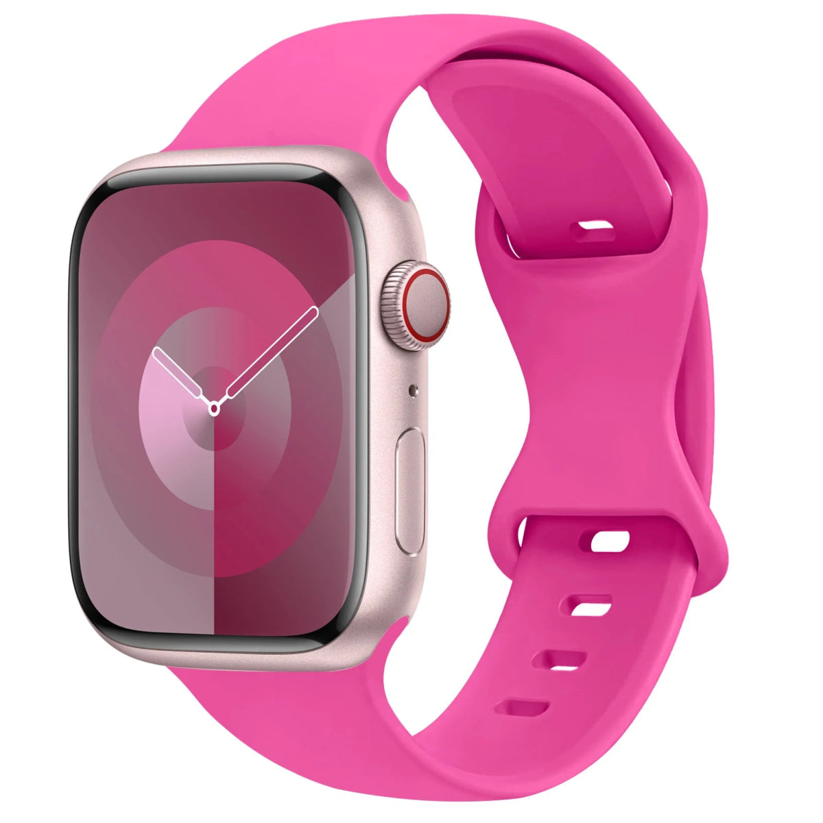 Apple Watch - Trend Silikon Armband für 5 6 7 8 9 - 38 bis 49 mm - Ultra SE Apple Watch 5 6 7 8 9 ersatz armband neu trend schön online bestellen kaufen super silikon barbie pink Smartwatch Armband online kaufen günstig bestellen