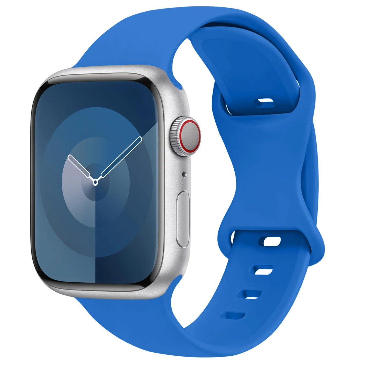 Apple Watch - Trend Silikon Armband für 5 6 7 8 9 - 38 bis 49 mm - Ultra SE Apple Watch 5 6 7 8 9 ersatz armband neu trend schön online bestellen kaufen super silikon blau Smartwatch Armband online kaufen günstig bestellen