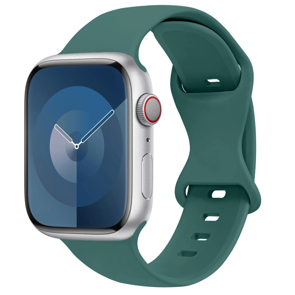 Apple Watch - Trend Silikon Armband für 5 6 7 8 9 - 38 bis 49 mm - Ultra SE Apple Watch 5 6 7 8 9 ersatz armband neu trend schön online bestellen kaufen super silikon kaktus dunkel grün Smartwatch Armband online kaufen günstig bestellen