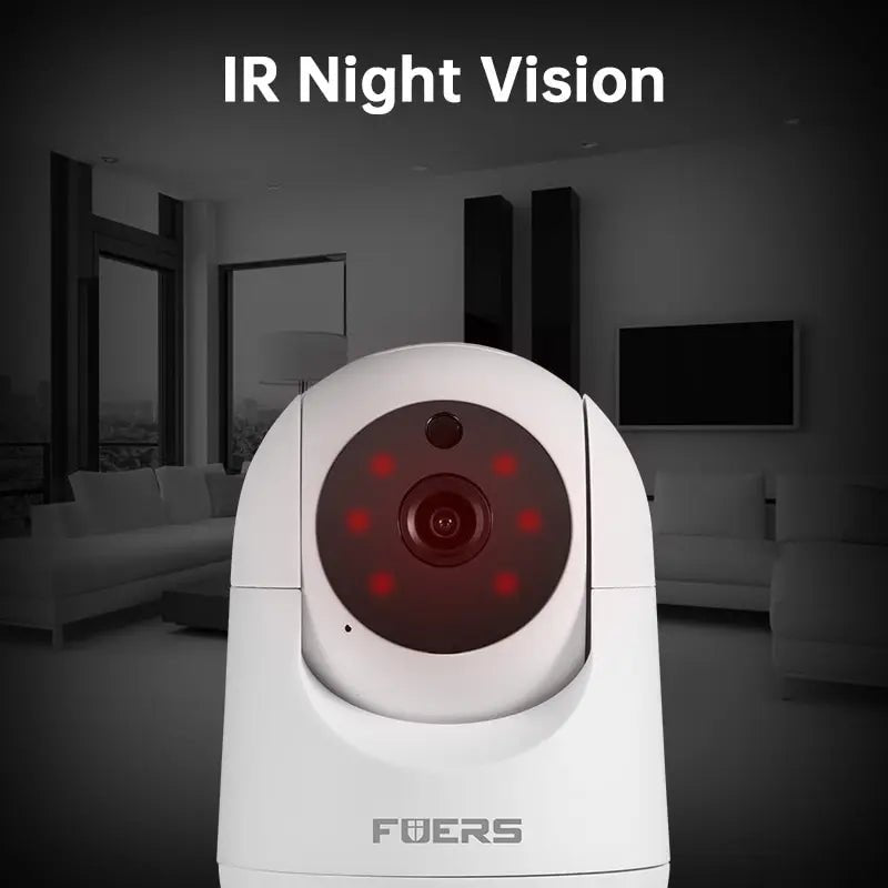 FUERS Wlan Überwachungskamera Smart Home Wifi Drahtlos, Smartphone Steuerung Überwachungskamera smarthome sicherheit wlan ip kamera wlan app smartphone steuerung nachtsicht full hd online kaufen neu günstig bestellen zuhause indoor sicher alarm mobil Überwachungskamera online kaufen günstig bestellen