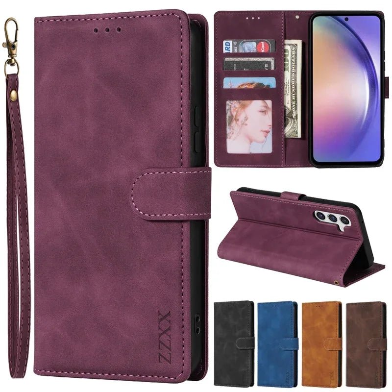 Galaxy A15/ A14 - Flip Schutz Hülle mit Kartenfach, Geldfach, Brieftasche Samsung Galaxy A14 A15 5G Schutz Hülle neu Trend Modern Günstig Bestellen Kaufen Leder Kartenfach Magsafe magnetisch flip case cover kaufen Geldfach stoff Handy Schutz Hülle online kaufen günstig bestellen