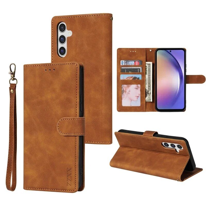 Galaxy A33 5G/ A34 - Flip Card Slot Wallet Leather Case 47159780606294|47159780639062