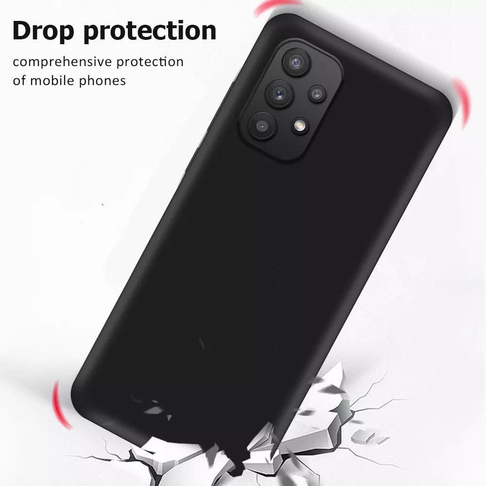 Galaxy A54 5G/ A53 5G/ A52 5G/ A52S 5G/ A52 4G - Black Matte Silicone Soft Cover Case Galaxy A54 5G/ A53 5G/ A52 5G/ A52S 5G/ A52 4G - Black Matte Silicone Soft Cover Case - Handy Held 24 online kaufen günstig bestellen