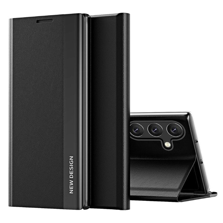 Galaxy A54/ A53 - Magnetisch Luxus Kunstleder Hülle Flip mit Display Abdeckung Handy Hülle online kaufen günstig bestellen