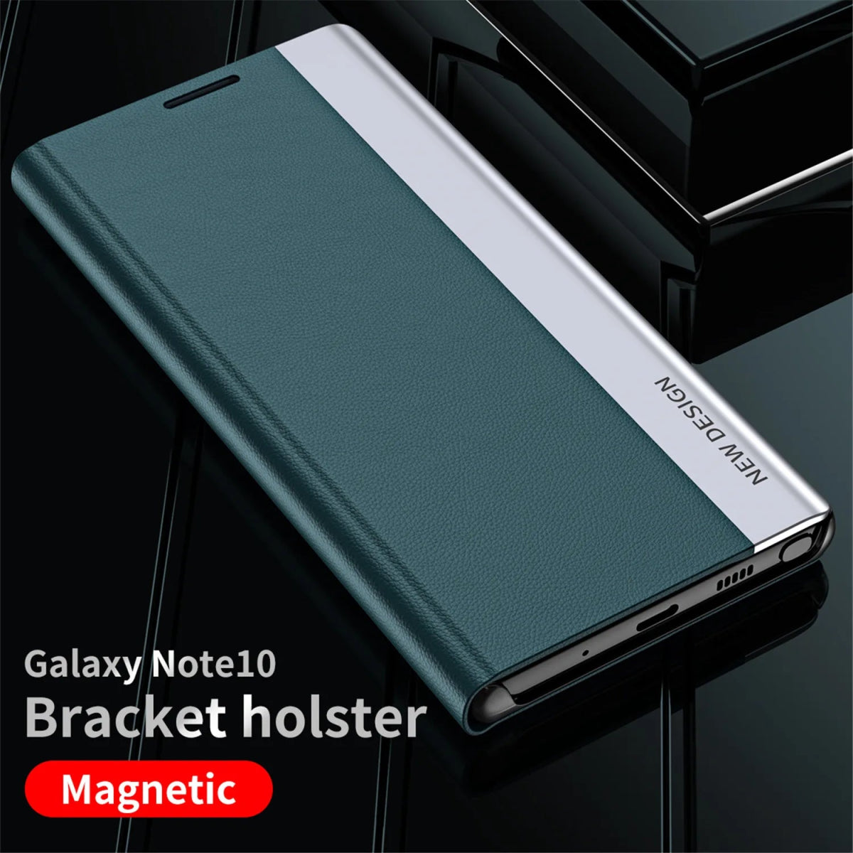 Galaxy A54/ A53 - Magnetisch Luxus Kunstleder Hülle Flip mit Display Abdeckung Handy Hülle online kaufen günstig bestellen