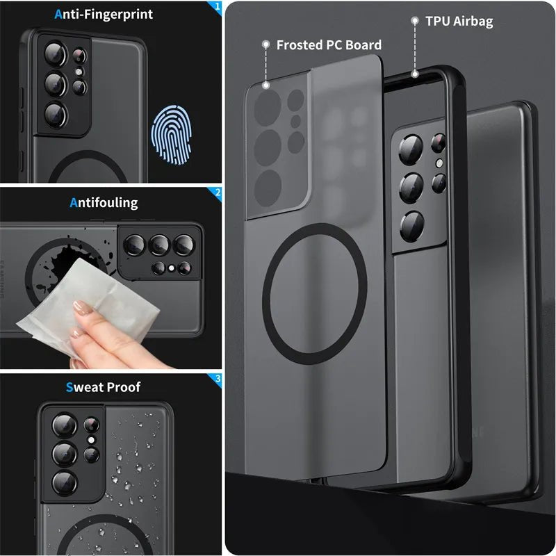 Galaxy S22/ S22 Plus/ S22 Ultra - Case - Wireless Charge Galaxy S22/ S22 Plus/ S22 Ultra - Case - Wireless Charge - Handy Held 24 online kaufen günstig bestellen