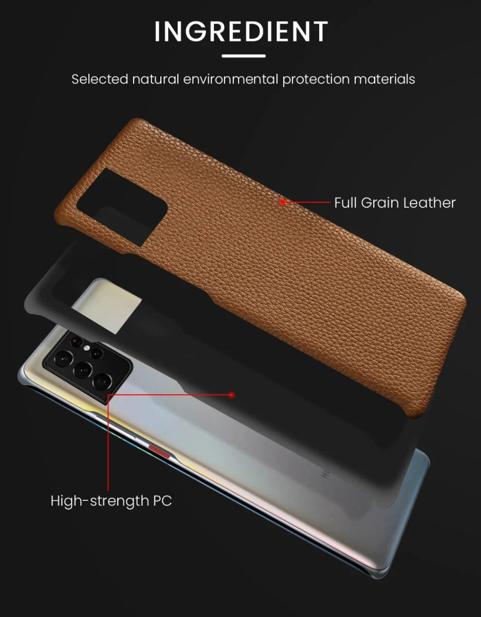 Galaxy S22/ S22 Plus/ S22 Ultra - Elegante Lederoptik Schutz Hülle Stoßfest Handy Hülle online kaufen günstig bestellen