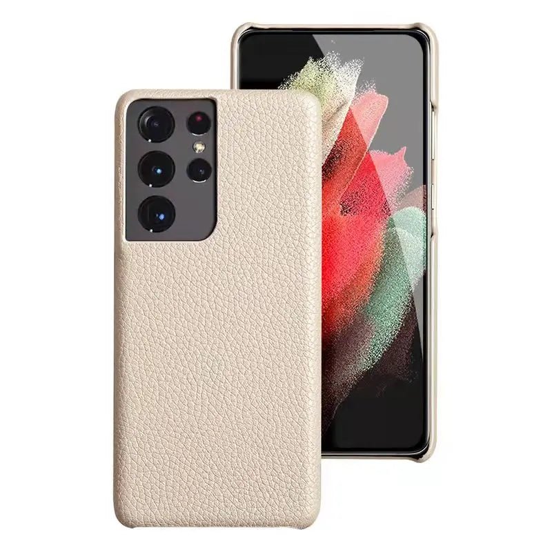 Galaxy S22/ S22 Plus/ S22 Ultra - Elegante Lederoptik Schutz Hülle Stoßfest 47279059829078|47279059861846|47279059894614 Handy Hülle online kaufen günstig bestellen