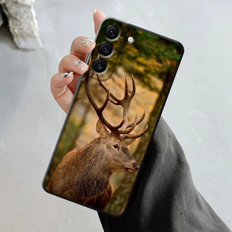 Galaxy S22/ S22 Plus/ S22 Ultra - Forest Animal Deer Hunting Camo Case Cover 47157305147734|47157305180502|47157305213270 online kaufen günstig bestellen