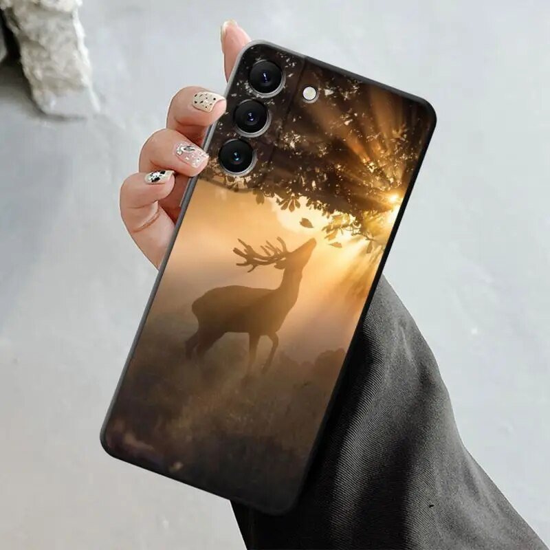Galaxy S22/ S22 Plus/ S22 Ultra - Forest Animal Deer Hunting Camo Case Cover 47157306032470|47157306065238|47157306098006 online kaufen günstig bestellen