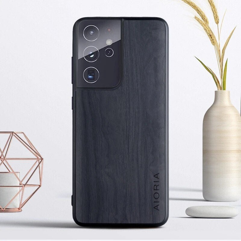Galaxy S22/ S22 Plus/ S22 Ultra - Hülle Holz - Struktur, PU - Lederoptik Soft Cover Funda Case 47162730381654|47162730414422|47162730447190 online kaufen günstig bestellen