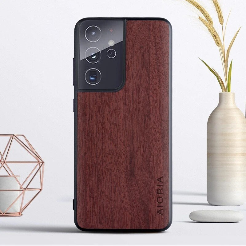 Galaxy S22/ S22 Plus/ S22 Ultra - Hülle Holz - Struktur, PU - Lederoptik Soft Cover Funda Case 47162730676566|47162730709334|47162730742102 online kaufen günstig bestellen