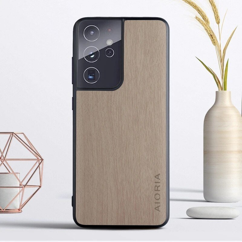 Galaxy S22/ S22 Plus/ S22 Ultra - Hülle Holz - Struktur, PU - Lederoptik Soft Cover Funda Case 47162730250582|47162730316118|47162730348886 online kaufen günstig bestellen