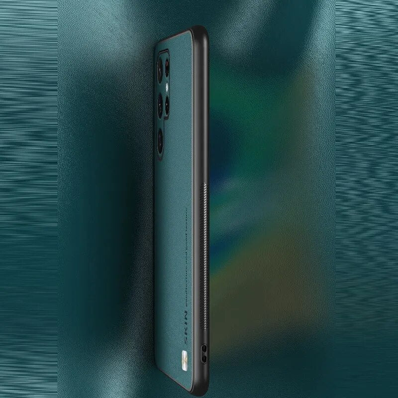 Galaxy S22/ S22 Plus/ S22 Ultra - Luxus Lederoptik Stoßfest online kaufen günstig bestellen