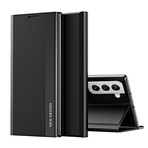 Galaxy S22/ S22 Plus/ S22 Ultra - Magnetisch Luxus Kunstleder Hülle Flip mit Display Abdeckung Handy Hülle online kaufen günstig bestellen