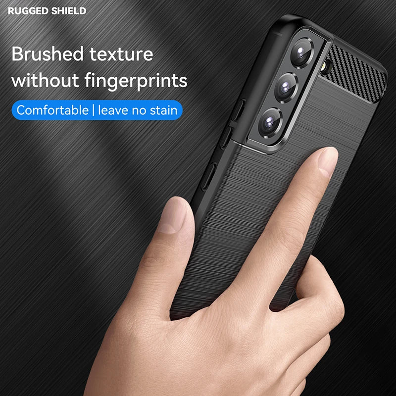 Galaxy S23/ S23 Plus/ S23 Ultra - Carbon Fiber TPU Weiche Handy Hülle online kaufen günstig bestellen