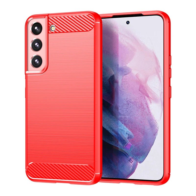 Galaxy S23/ S23 Plus/ S23 Ultra - Carbon Fiber TPU Weiche Handy Hülle 47199724044630|47199724077398|47199724110166 online kaufen günstig bestellen