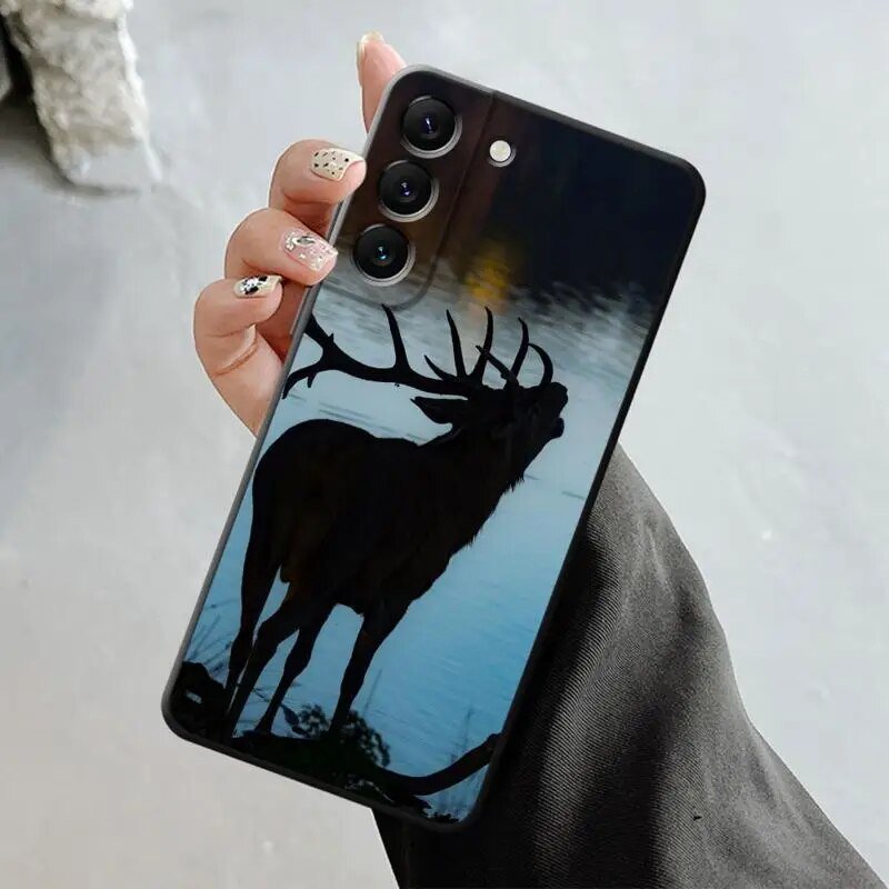 Galaxy S23/ S23 Plus/ S23 Ultra - Forest Animal Deer Hunting Camo Case Cover 47157290991958|47157291024726|47157291057494 online kaufen günstig bestellen