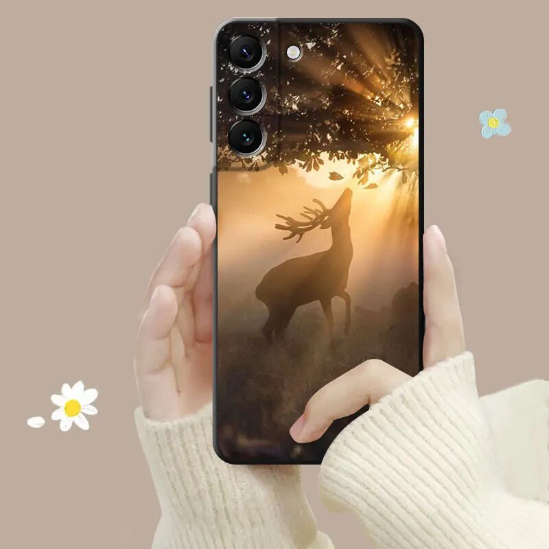 Galaxy S23/ S23 Plus/ S23 Ultra - Forest Animal Deer Hunting Camo Case Cover Galaxy S23/ S23 Plus/ S23 Ultra - Forest Animal Deer Hunting Camo Case Cover - Handy Held 24 online kaufen günstig bestellen