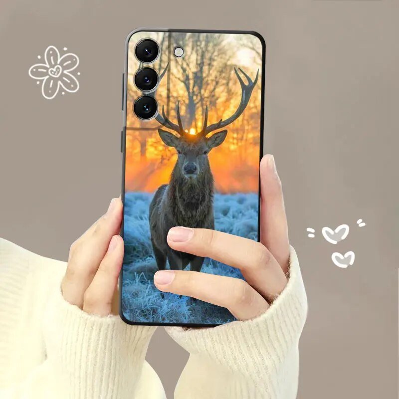 Galaxy S23/ S23 Plus/ S23 Ultra - Forest Animal Deer Hunting Camo Case Cover Galaxy S23/ S23 Plus/ S23 Ultra - Forest Animal Deer Hunting Camo Case Cover - Handy Held 24 online kaufen günstig bestellen