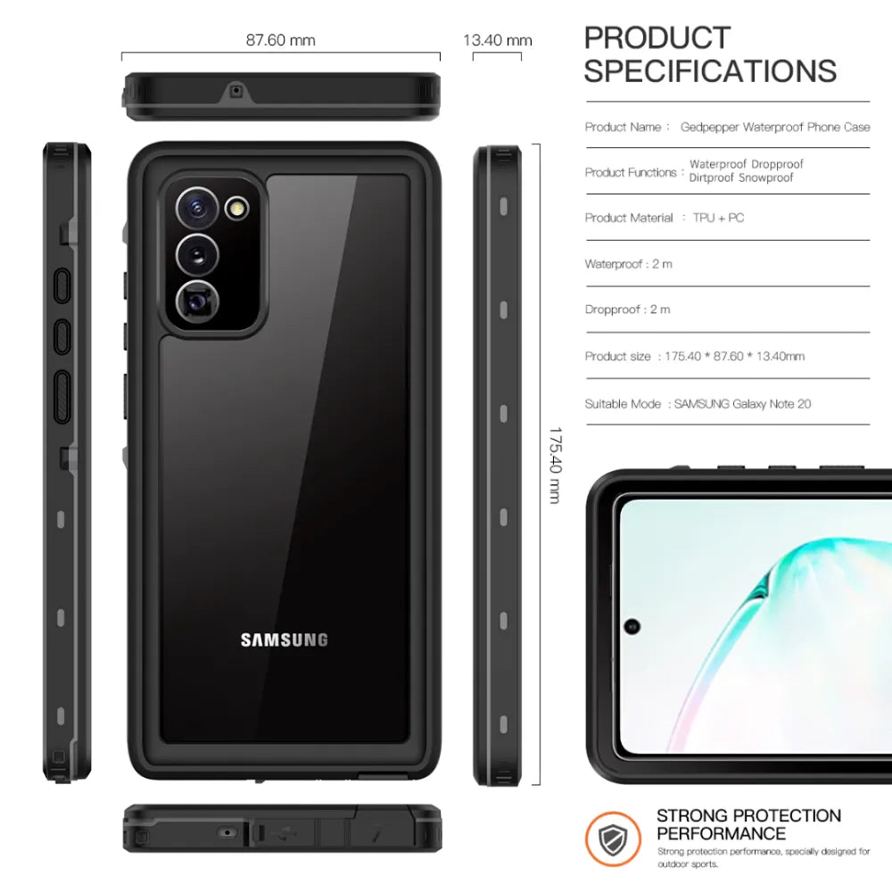 Galaxy S23/ S23 Plus/ S23 Ultra - IP68 Waterproof Case Outdoor Swimming Phone Cover Galaxy S23/ S23 Plus/ S23 Ultra - IP68 Waterproof Case Outdoor Swimming Phone Cover - Handy Held 24 online kaufen günstig bestellen
