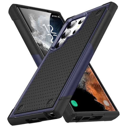 Galaxy S23/ S23 Plus/ S23 Ultra - Schutz Bumper Hülle PC TPU Rüstung Samsung Galaxy S23 Plus Ultra Schutz Hülle Case Cover Bumber Online Kaufen Günstig Bestellen blau schwarz Handy Schutz Hülle online kaufen günstig bestellen