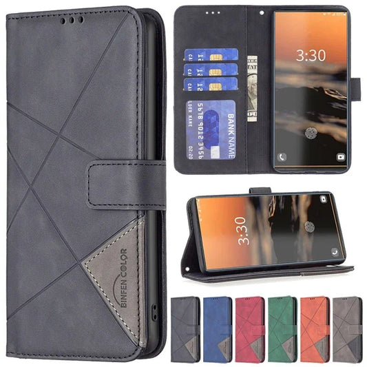 Galaxy S24/ S24 Plus/ S24 Ultra - Elegante Schutz Hülle mit Kartenfach, Display Schutz Samsung Galaxy S24 Plus Ultra Schutz Hülle neu Trend Modern Günstig Bestellen Kaufen Leder Kartenfach Magsafe magnetisch cover case flip kaufen bestellen Handy Schutz Hülle online kaufen günstig bestellen