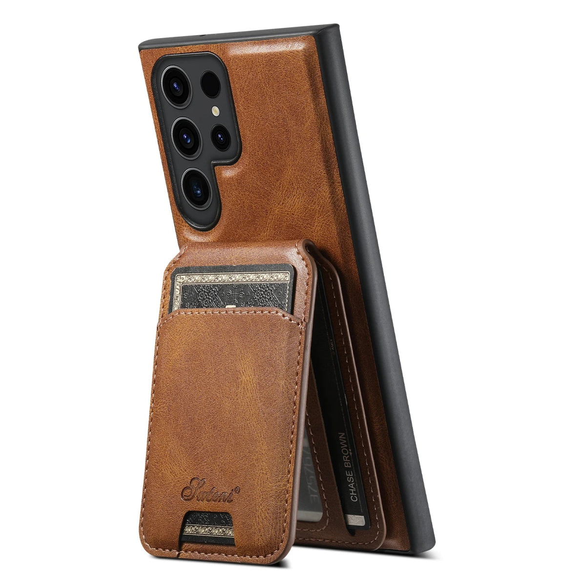 Galaxy S24/ S24 Plus/ S24 Ultra - Lederoptik Hülle mit Magnetischer Brieftasche Samsung Galaxy S24 Plus Ultra Schutz Hülle neu Trend Modern Günstig Bestellen Kaufen Leder Kartenfach Magsafe magnetisch flip case cover kaufen Handy Schutz Hülle online kaufen günstig bestellen