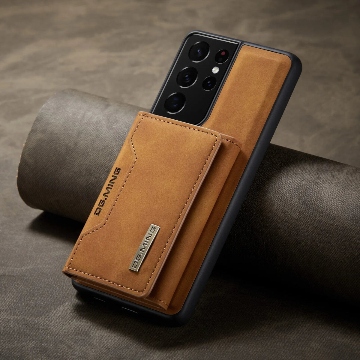 Galaxy S24/ S24 Plus/ S24 Ultra - Luxus Lederoptik mit Magnetischem Portemonnaie Samsung Galaxy S24 Plus Ultra Schutz Hülle neu Trend Modern Günstig Bestellen Kaufen Leder Kartenfach Magsafe magnetisch Portemonnaie Handy Schutz Hülle online kaufen günstig bestellen
