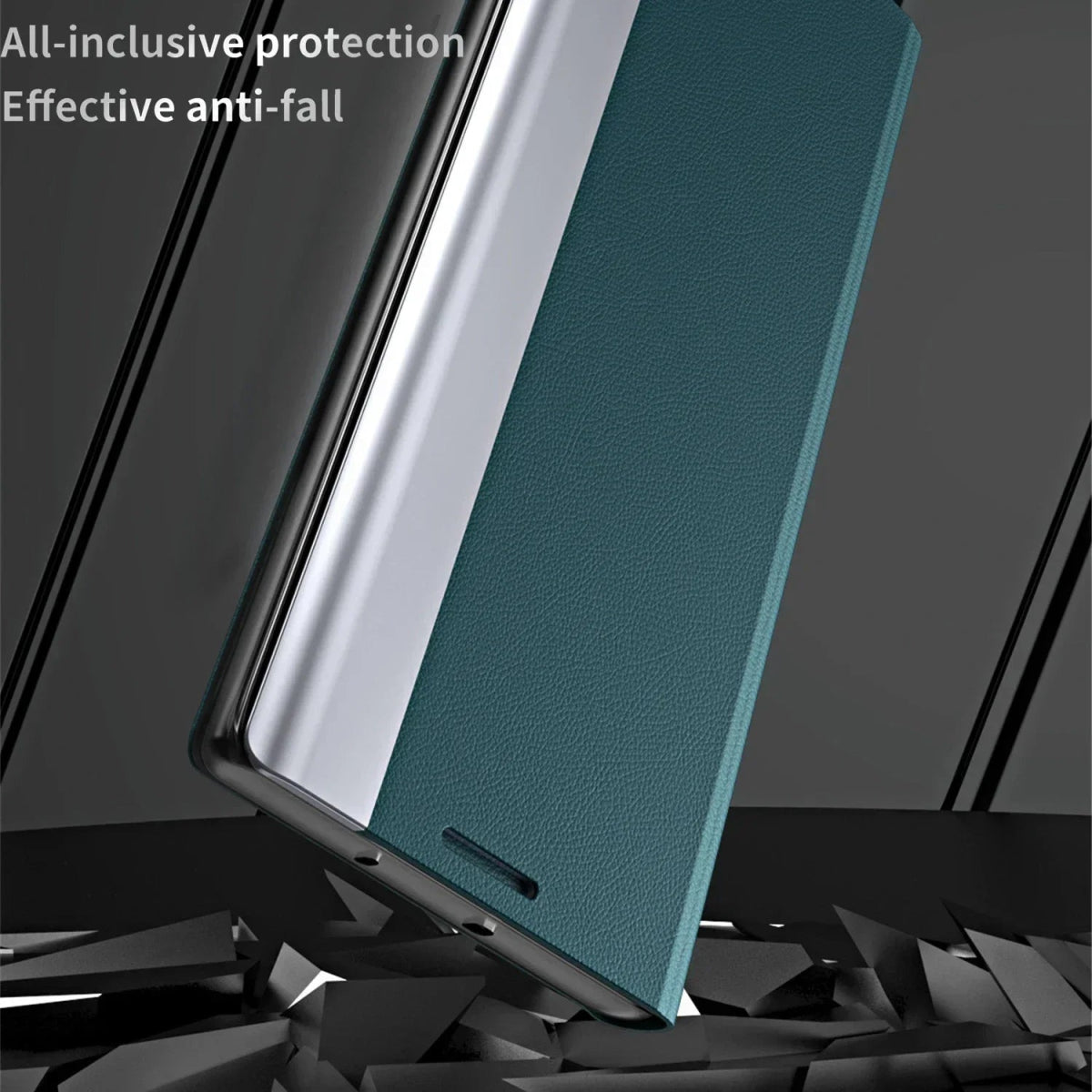 Galaxy S24/ S24 Plus/ S24 Ultra - Magnetische Hülle Flip mit Display Schutz, Stoßfest Handy Schutz Hülle online kaufen günstig bestellen