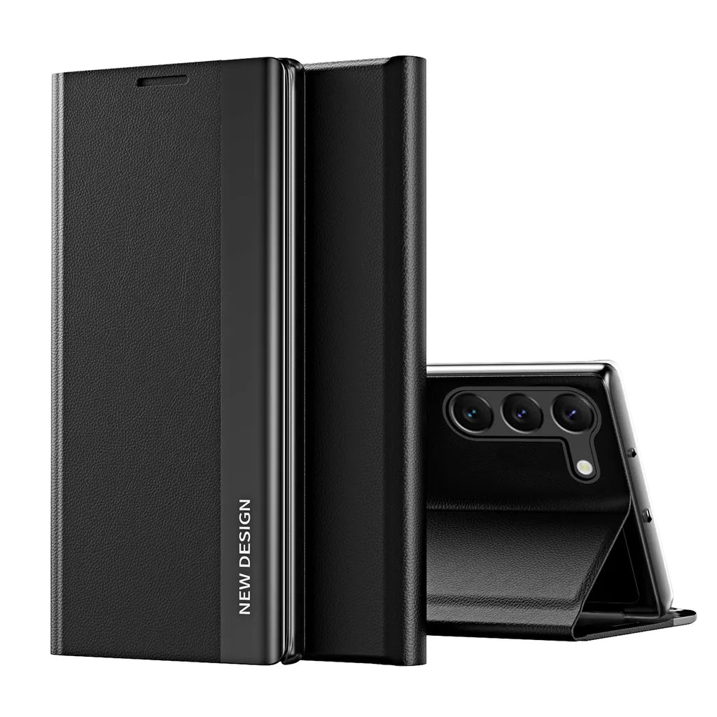 Galaxy S24/ S24 Plus/ S24 Ultra - Magnetische Hülle Flip mit Display Schutz, Stoßfest Samsung Galaxy S24 Plus Ultra Schutz Hülle neu Trend Modern Günstig Bestellen Magsafe magnetisch schwarz Handy Schutz Hülle online kaufen günstig bestellen