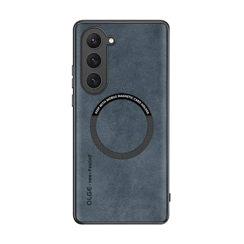 Galaxy S24 / S24 Plus/ S24 Ultra - MagSafe Lederoptik Schutz Hülle, Kabellose Ladung Galaxy S24 / S24 Plus/ S24 Ultra - MagSafe Lederoptik Schutz Hülle, Kabellose Ladung Handy Schutz Hülle online kaufen günstig bestellen