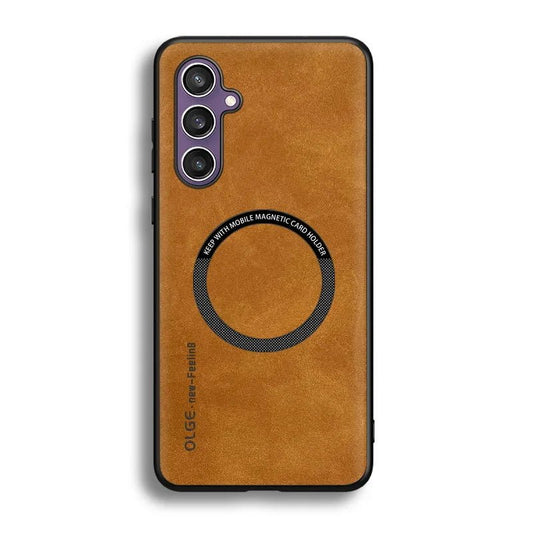 Galaxy S25 / S25 Plus/ S25 Ultra - MagSafe Lederoptik Schutz Hülle, Kabellose Ladung Galaxy S25 / S25 Plus/ S25 Ultra - MagSafe Lederoptik Schutz Hülle, Kabellose Ladung Handy Schutz Hülle online kaufen günstig bestellen