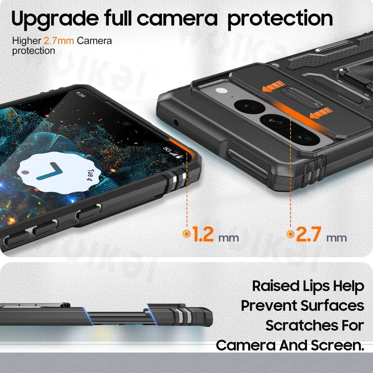 Goodle Pixel 7/ 7 Pro/ 7 A/ 8/ 8 Pro - Ganzkörper Robuste Militärische Hülle Bumüer Handy Hülle online kaufen günstig bestellen
