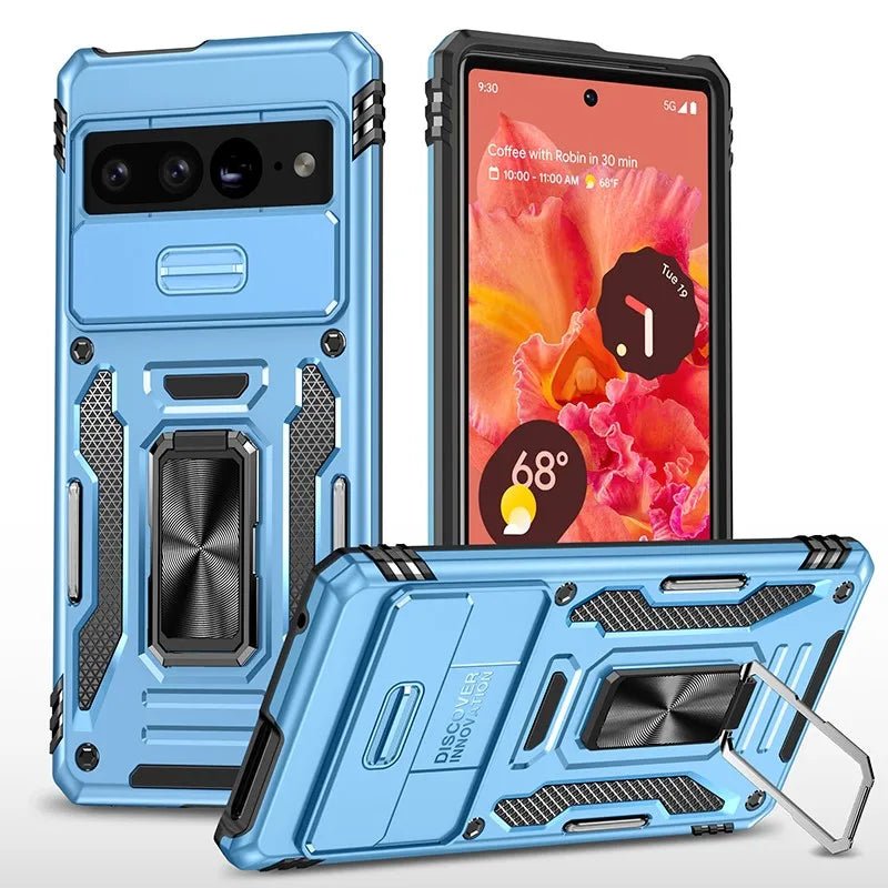 Goodle Pixel 7/ 7 Pro/ 7 A/ 8/ 8 Pro - Ganzkörper Robuste Militärische Hülle Bumüer 47507717816662|47507717849430|47507717882198|47507717914966|47507717947734 Handy Hülle online kaufen günstig bestellen