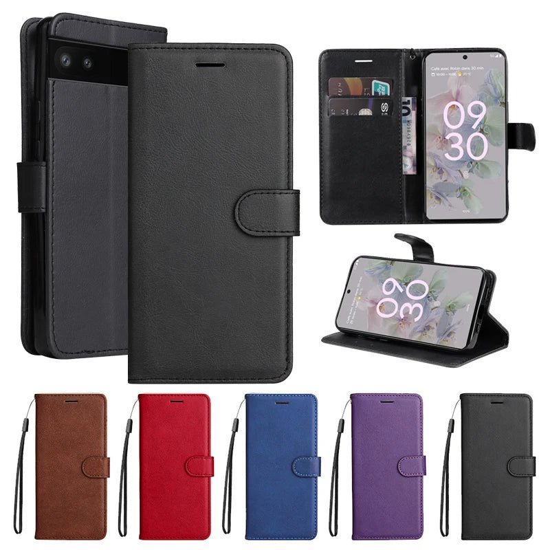 Google Pixel 7/ 7 Pro/ 7 A/ 8/ 8 A/ 8 Pro - PU Lederoptik Brieftasche Schutz Hülle mit Kartenfach, Clip google pixel 7 pro 7 a 8 pro 8 a elegante moderne business leder schutz hülle cover case flip magnetisch abdeckung neu online günstig kaufen bestellen mit kartenfach displayschutz clip abdeckung geld börse Handy Schutz Hülle online kaufen günstig bestellen