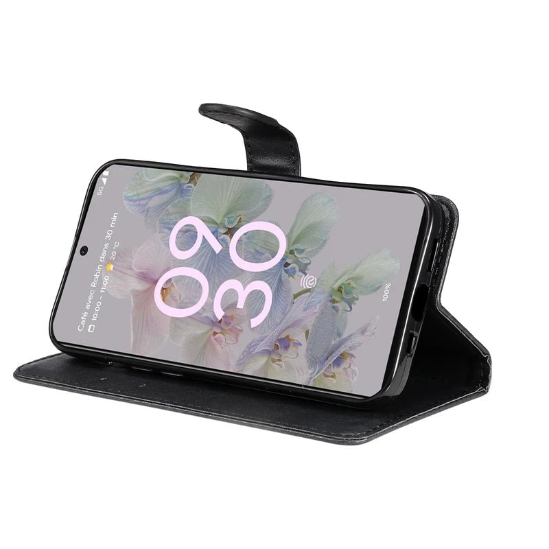 Google Pixel 7/ 7 Pro/ 7 A/ 8/ 8 A/ 8 Pro - PU Lederoptik Brieftasche Schutz Hülle mit Kartenfach, Clip google pixel 7 pro 7 a 8 pro 8 a elegante moderne business leder schutz hülle cover case flip magnetisch abdeckung neu online günstig kaufen bestellen mit kartenfach displayschutz clip abdeckung geld börse Handy Schutz Hülle online kaufen günstig bestellen