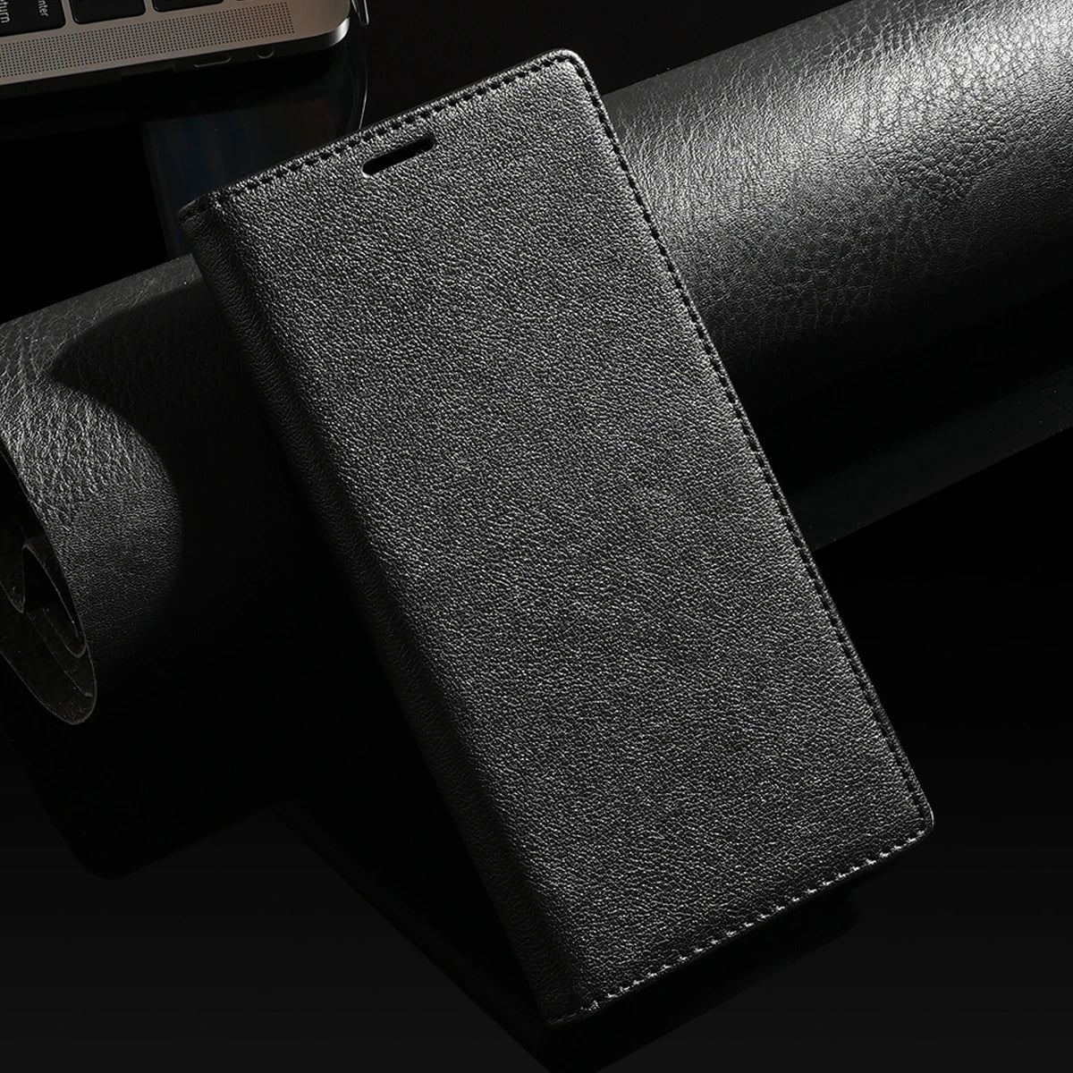 Google Pixel 7/ 7 Pro/ 7 A/ 8/ 8 A/ 8 Pro - PU Lederoptik Schutz Hülle mit Kartenfach, Magnetisch google pixel 7 pro 7 a 8 pro 8 a elegante moderne business leder schutz hülle cover case flip magnetisch abdeckung neu online günstig kaufen bestellen mit kartenfach displayschutz schwarz Handy Schutz Hülle online kaufen günstig bestellen